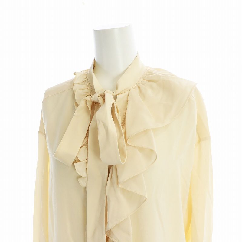 美品☆ROCHAS シルクブラウス 40 美品☆ROCHAS シルクブラウス 40
