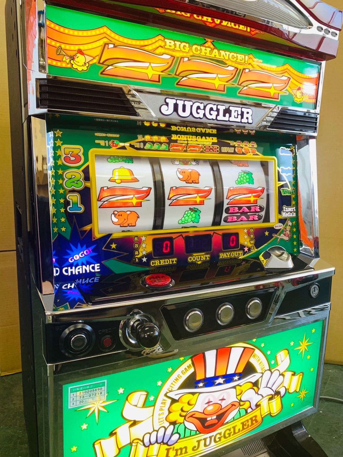 送料無料】SアイムジャグラーEX-TP 実機 コイン不要機付き - メルカリ