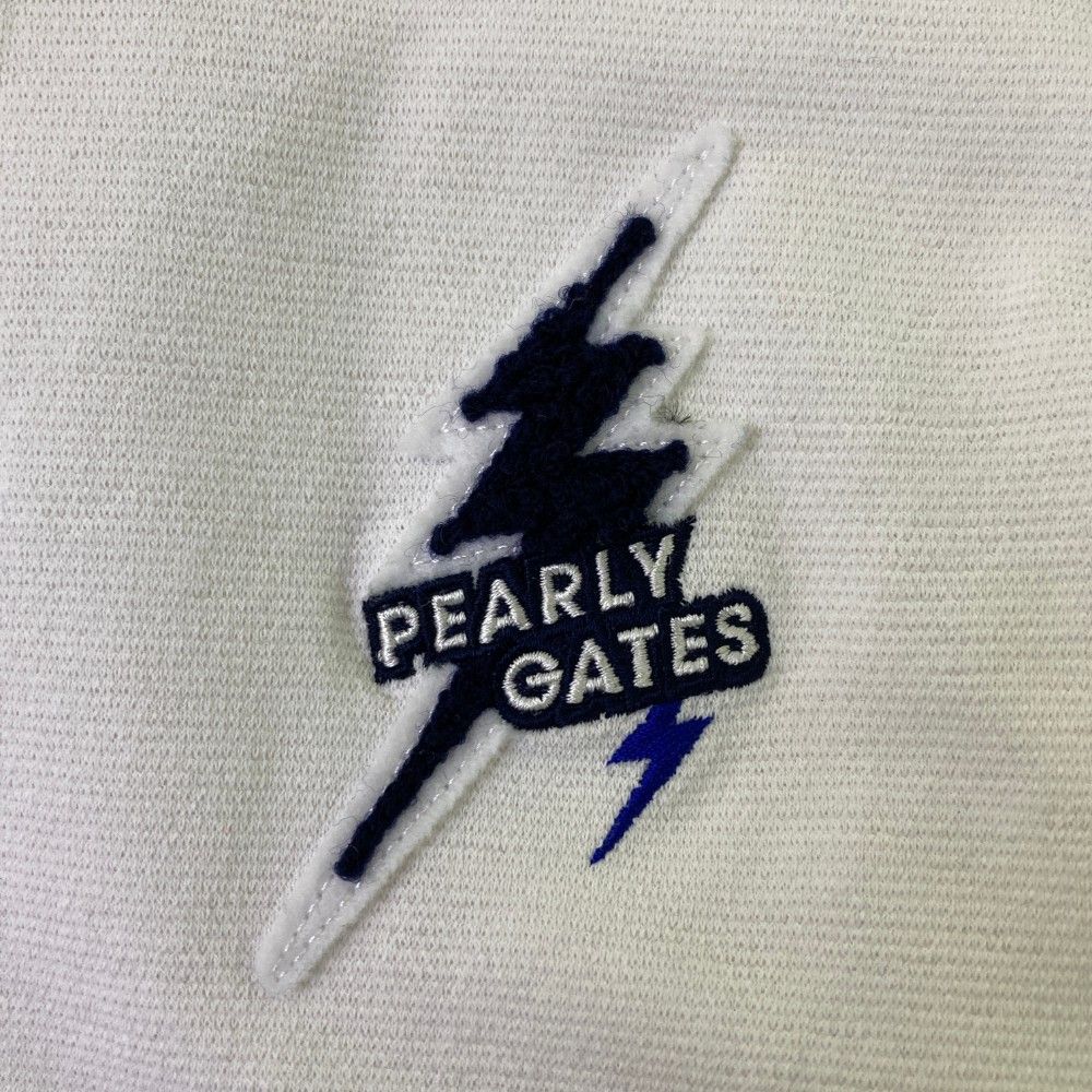 サイズ：1 PEARLY GATES パーリーゲイツ 2022年 ハイネック ノースリーブシャツ  ホワイト系 [240101440034] ゴルフウェア レディース ストスト サイズ：1 PEARLY GATES パーリーゲイツ 2022年 ハイネック