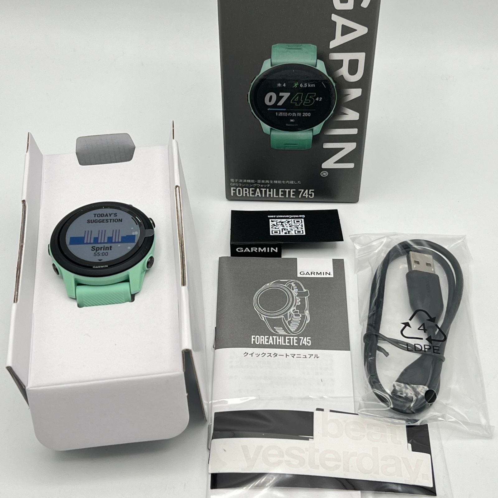 未使用】GARMIN ForeAthlete 745 Neo Tropic 010-02445-41 未使用】GARMIN ForeAthlete 745 Neo Tropic 010-02445-41