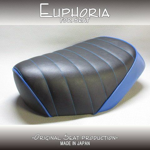 □【JOG ジョグ 2JA 3CP 3XX ジョグスポーツ】カスタムシート 黒/青/タックロール《Euphoria》張替え済!! MK52318 -  メルカリ