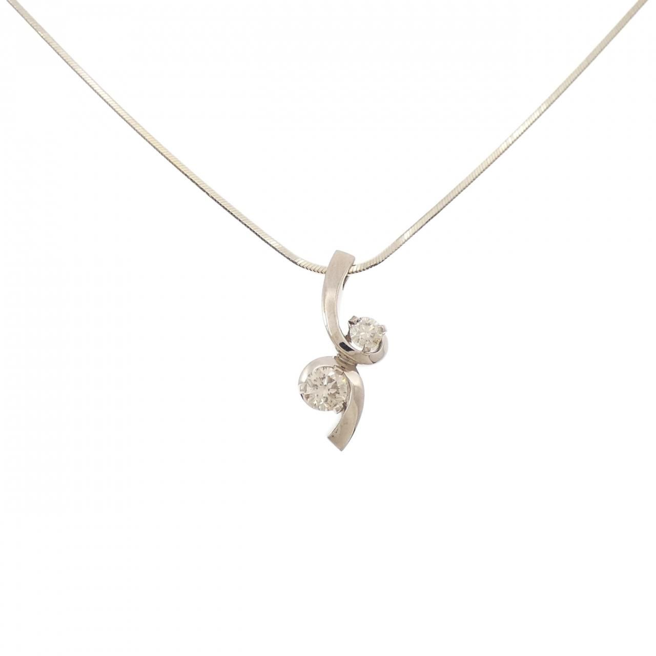 カシケイ フロート セッティング ネックレス 0.30CT