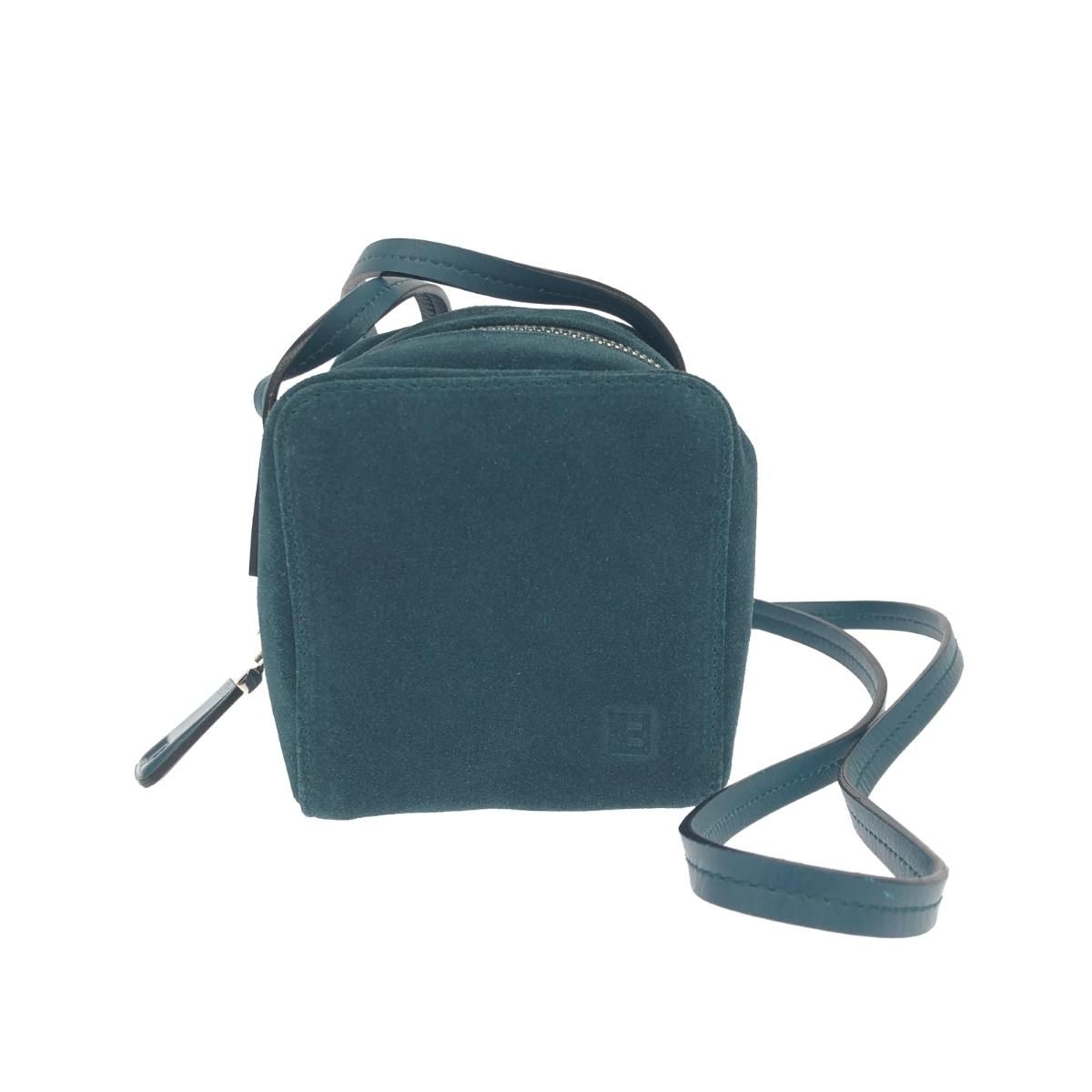 BALLY バリー KORA ショルダーバッグ ブルー スエード レディース