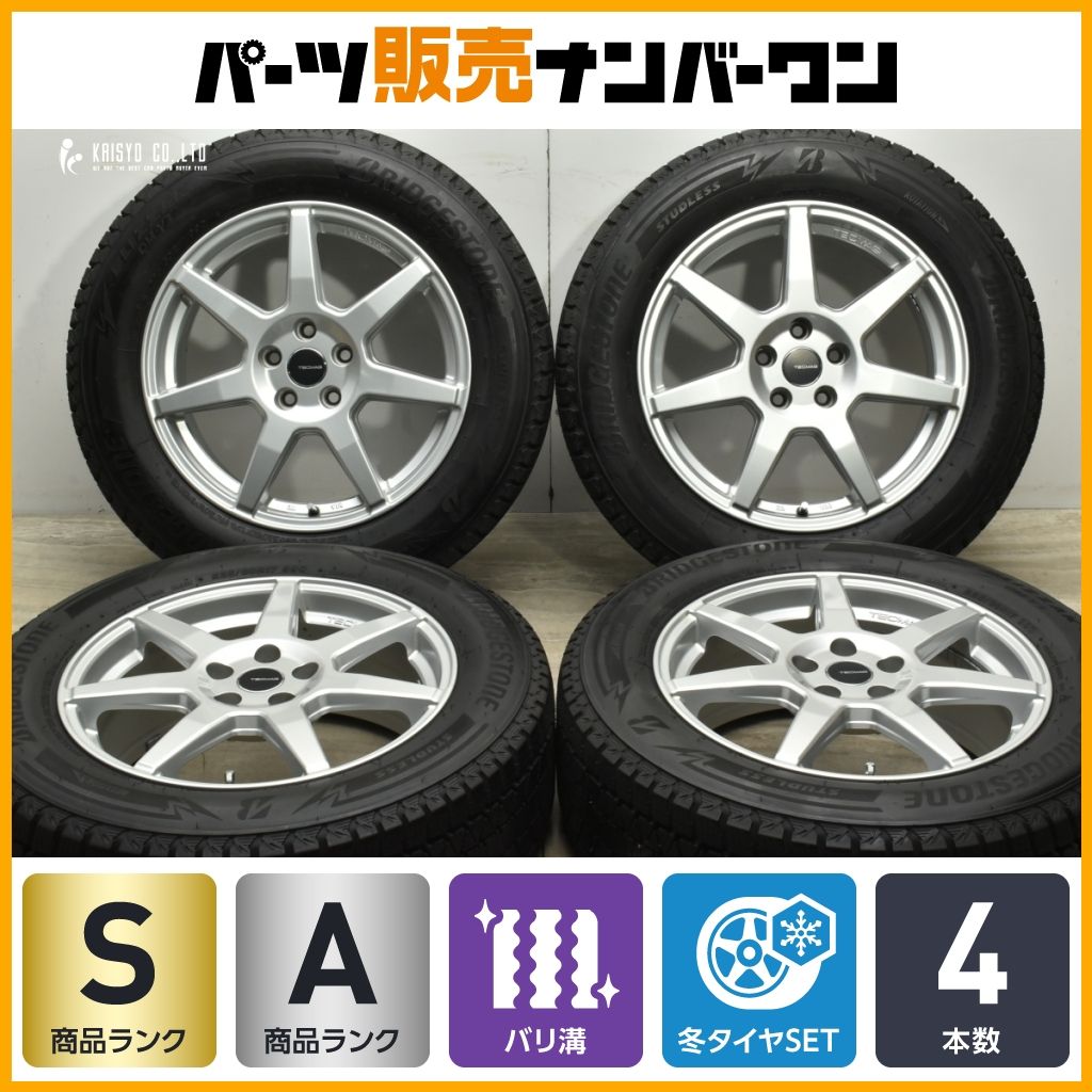 フォード クーガ用サイズ TECMAG 17in 7J 50 PCD108 ブリヂストン ブリザック DM-V3 225|60R17 イボ付 超バリ溝 FORD KUGA C520 C394