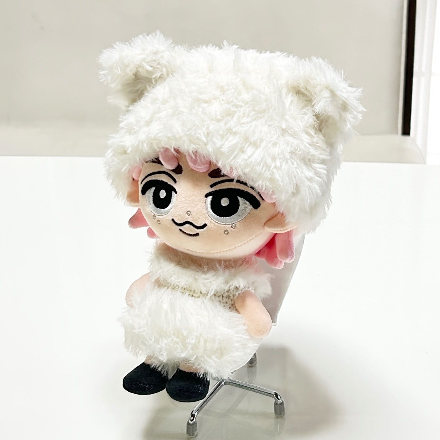 すのチルBIGぬいぐるみ ぶら下がらないシリーズ 白猫ちゃん