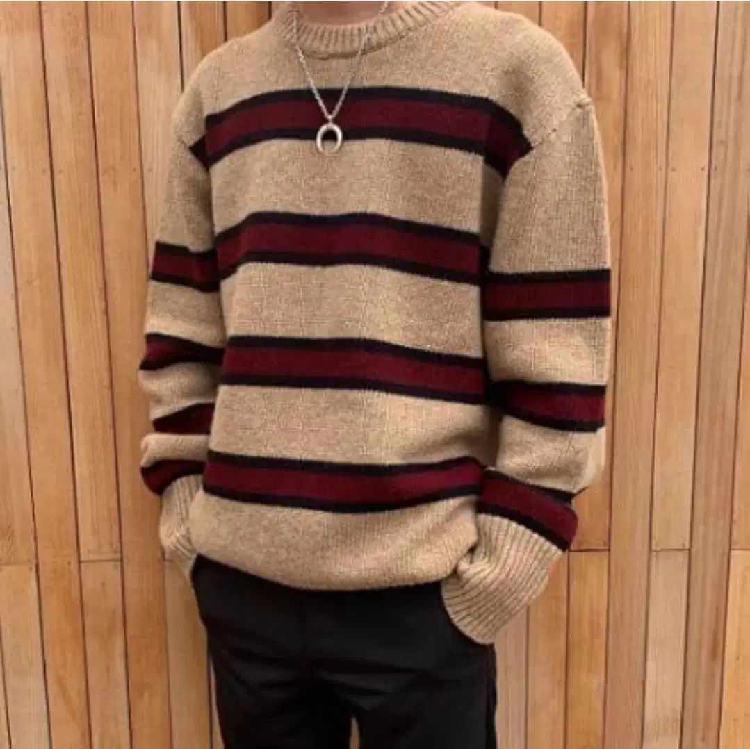 【新品】MARNI　マルニ　切り替えウールミドルゲージニット Marni(マルニ) ／ ミドル ゲージ ニット セーター 54 韓国国内