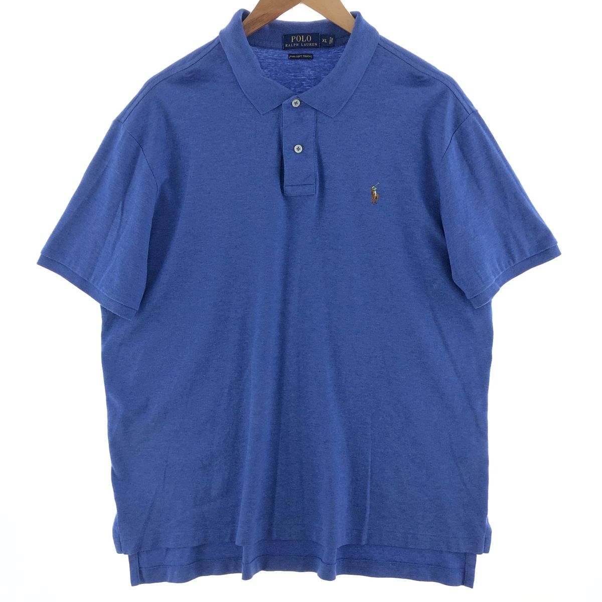 古着 ラルフローレン Ralph Lauren POLO RALPH LAUREN PIMA SOFT TOUCH 半袖 ポロシャツ メンズXL/eaa381677
