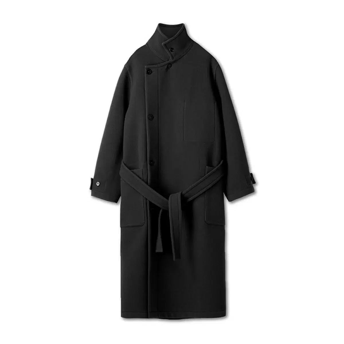 ルメール　lemaire 24aw/fw ラップコート　xxs ブラック LEMAIRE - 【再販売通知受付可能】Wrap Coat | ACRMTSM ONLINE STORE