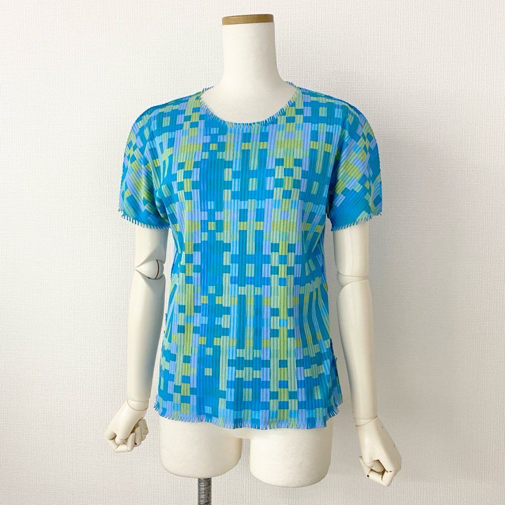 PLEATS PLEASE フリンジ付きトップス 3 イッセイミヤケ