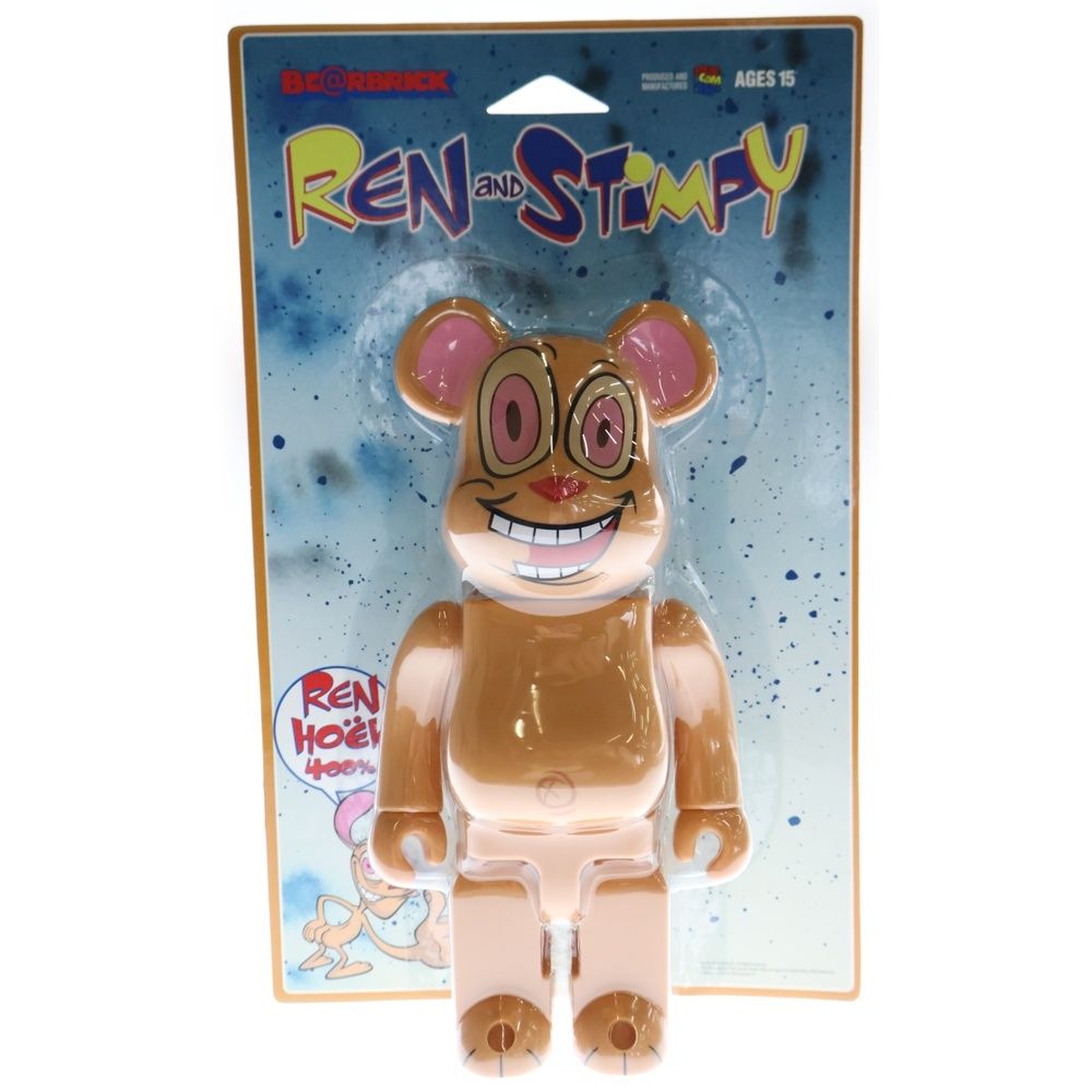メディコム　ベアブリック　レン&スティンピー　フィギュア MEDICOM TOY (メディコムトイ) BE@RBRICK REN AND STIMPY 400