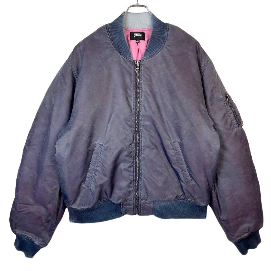 新品メキシコ製 StussyステューシーDyed Nylon Bomberナイロン