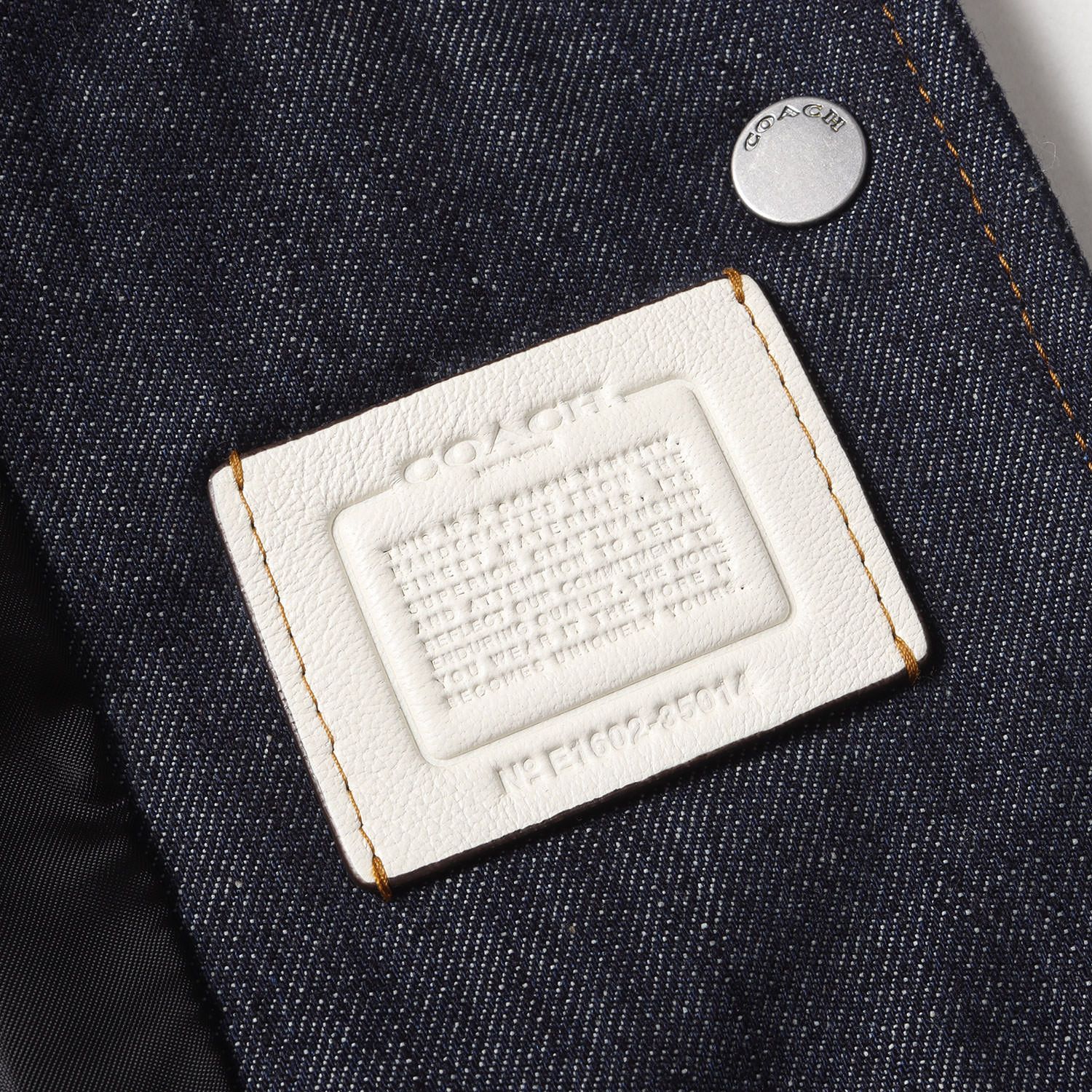 COACH コーチ ジャケット サイズ:XS ワッペン ロゴ 刺繍 シープ スキン 