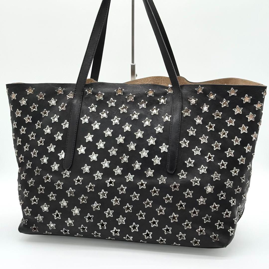 良品】JIMMY CHOO ソフィア トートバック パンチング バイカラー 良品】JIMMY CHOO ソフィア トートバック パンチング バイカラー