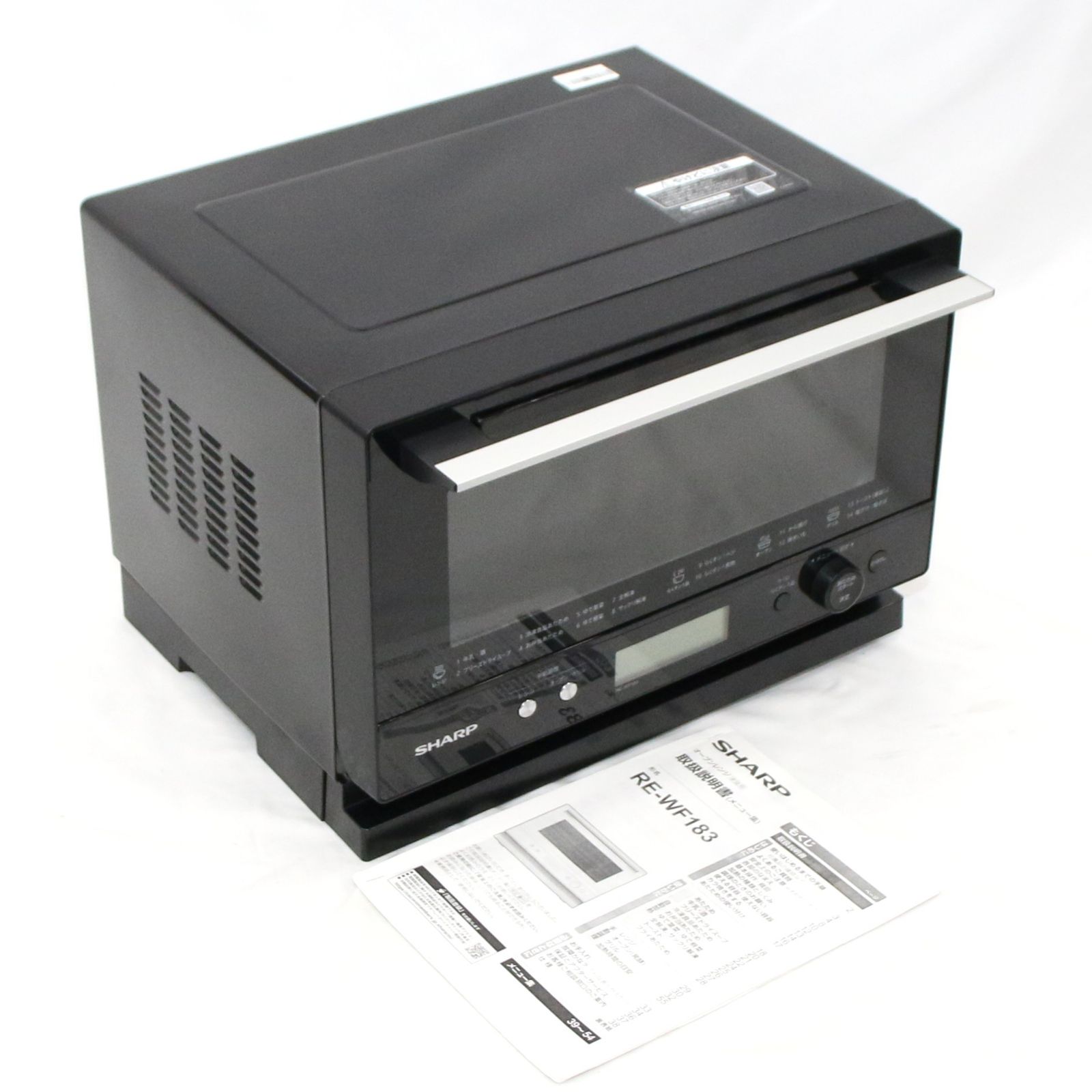 18L シャープ PLAINLY RE-WF183 オーブンレンジ re-wf183-b ブラック 良い B