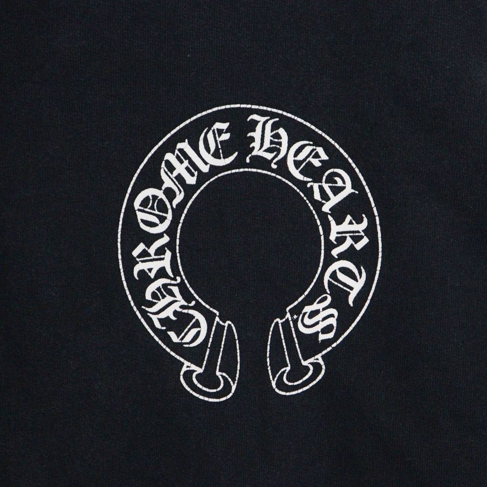 CHROME HEARTS 最新 マルチロゴ・ステンシル サイズL CHROME HEARTS (クロムハーツ) STENCIL HOODIE スリーブマルチ