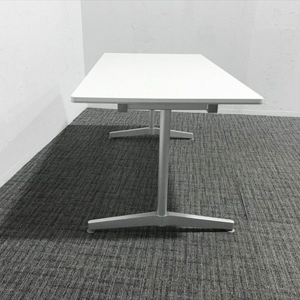 ミーティングテーブル W1500 ホワイト 完成品 会議机