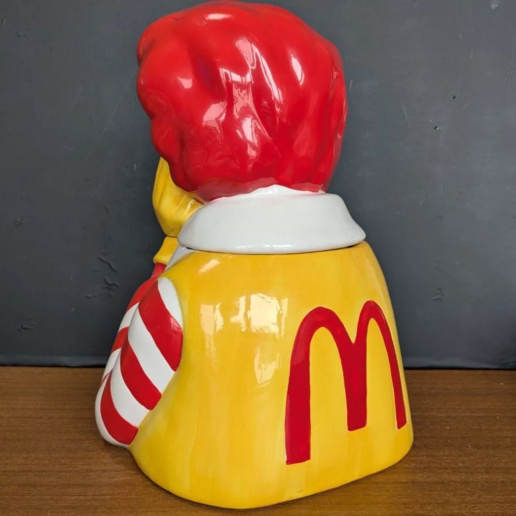 レア　ビンテージ　マクドナルド　キャラクター　クッキージャー　グリマス　ロナルド マクドナルド クッキージャー グリマス 美品 海外限定