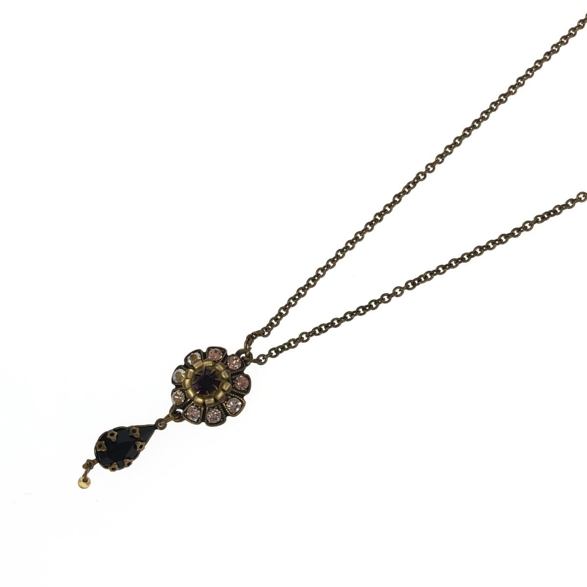 Michal Negrin ミハエルネグリン ネックレス ブロンズカラー 