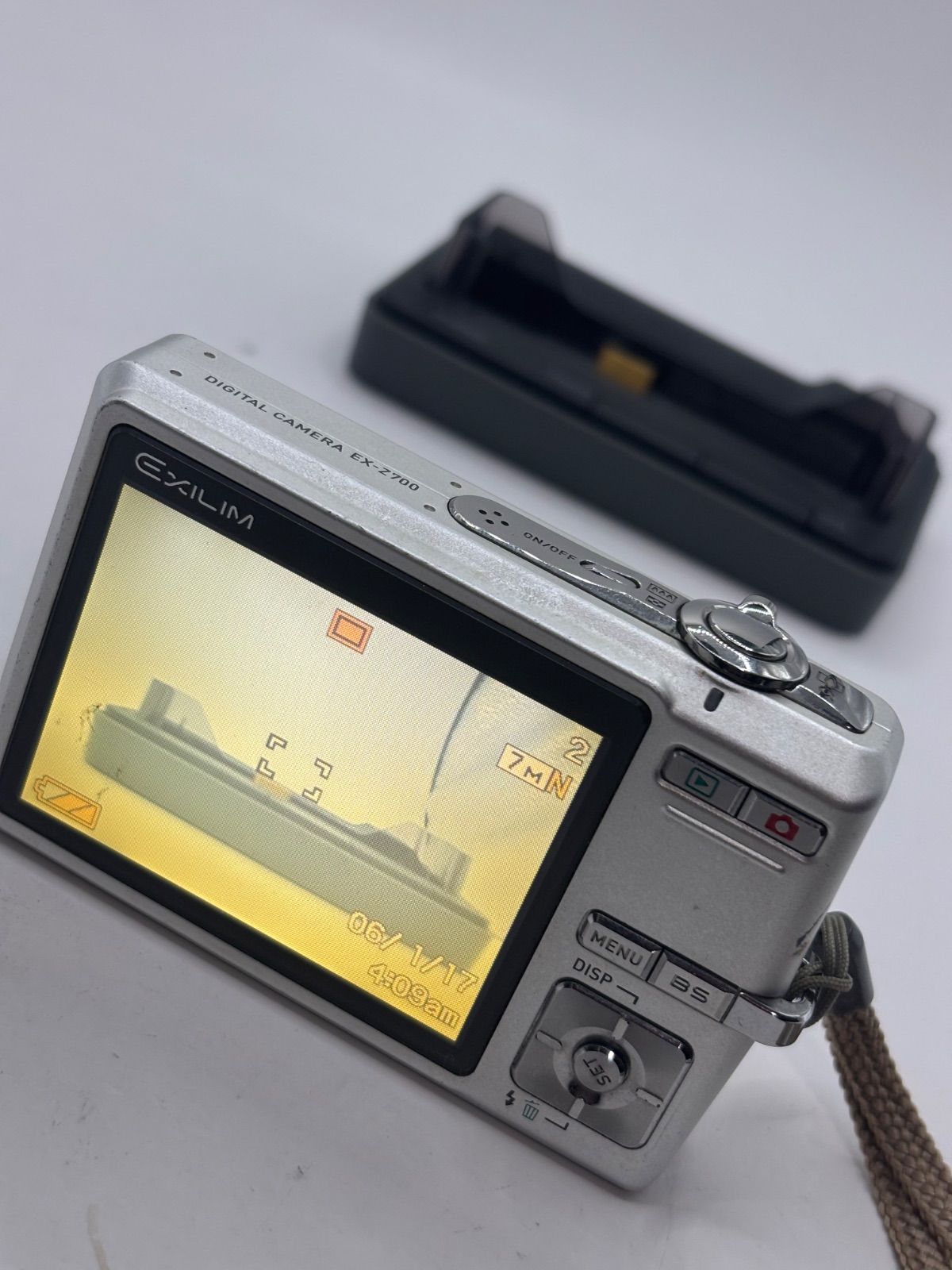 CASIO カシオ EXILIM EX-Z700 デジカメ シルバー 動作確済み
