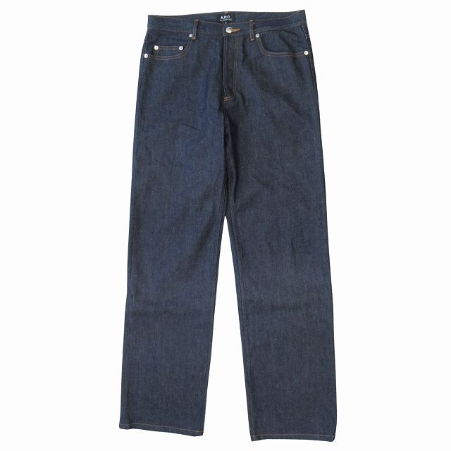 アーペーセー A.P.C. デニム パンツ ストレッチ ボタンフライ W31 インディゴブルー メンズ レディース ユニセックス - メルカリ