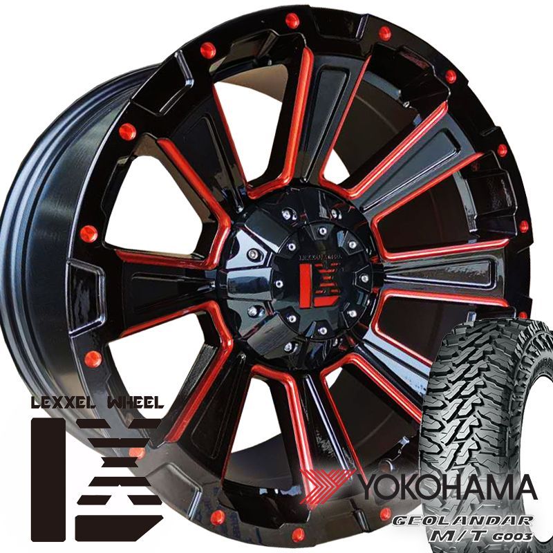 プラド ハイラックス サーフ FJクルーザー H3 17インチ LEXXEL 