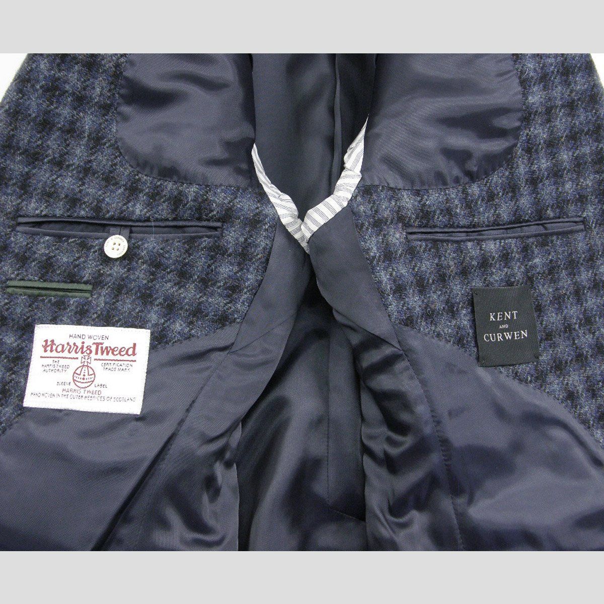 ケント&カーヴェン × ハリスツイード 日本製 ジャケット M相当 英国