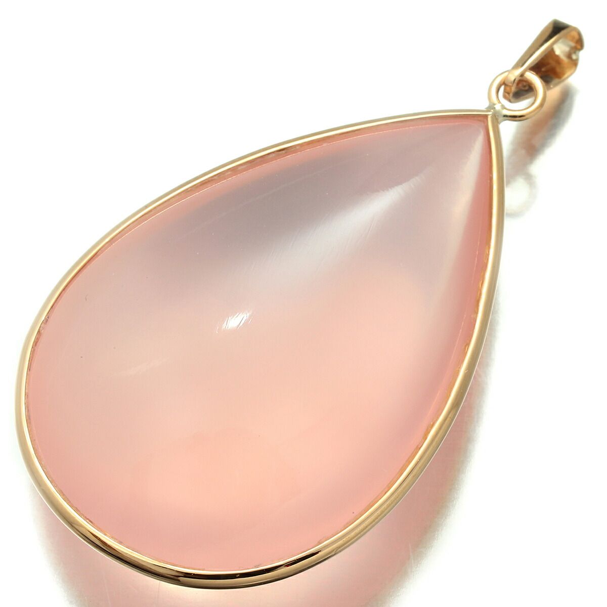 ペンダントトップ ローズクォーツ K18 中古 プレラブド 返品OK - メルカリ