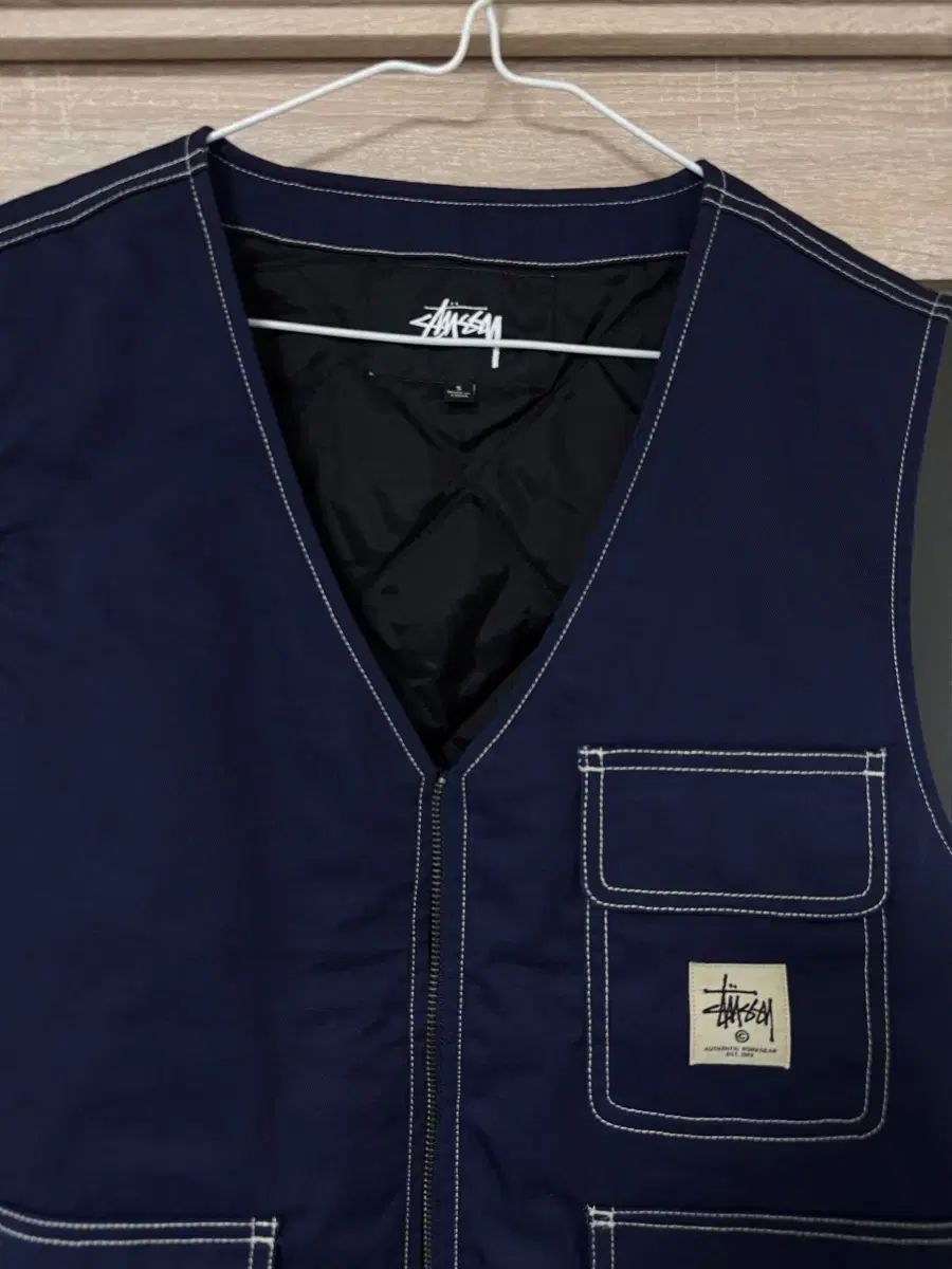 s ) STUSSY(ステューシー) キルティング ワークベスト s ) STUSSY(ステューシー) キルティング ワークベスト