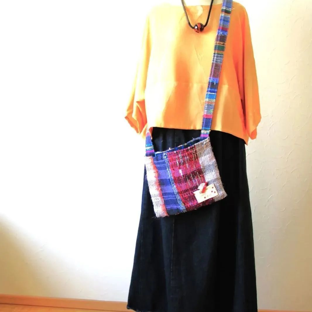 さをり織り ショルダーバッグ - メルカリ