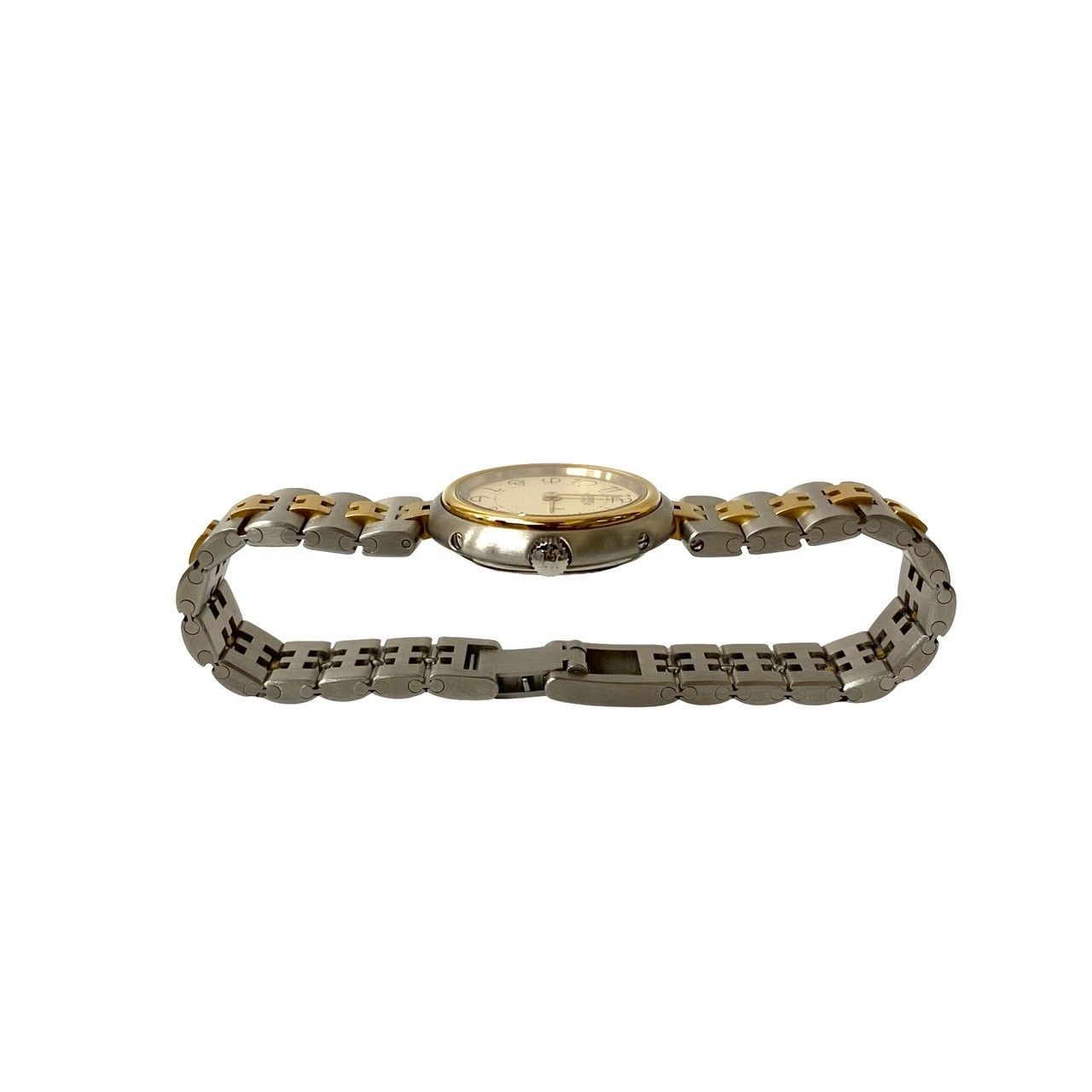 エルメス プルマン クリーム文字盤 デイト SS GP （12211372