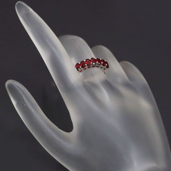 K18WG レッドスピネル リング 1.80ct - メルカリ