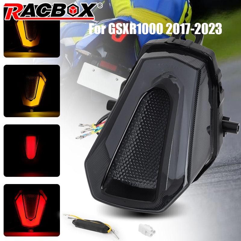 スズキ GSXR1000 2017 2018 2019 2020 2021 2025 2025 用バイク 二輪 LED テールライト リアブレーキライト 赤 黄ウィンカーランプ