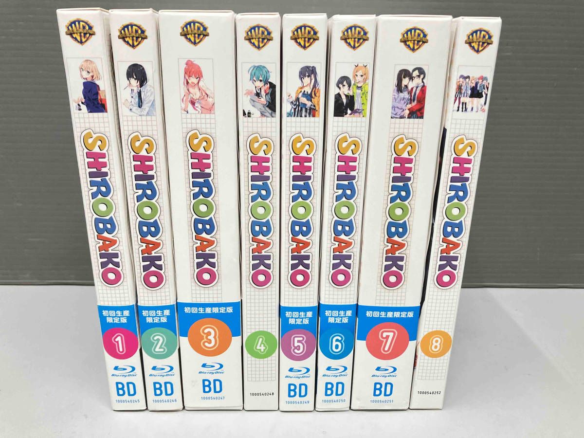 全8巻セット]SHIROBAKO 第1~8巻 (初回限定版) (Blu-ray Disc) - メルカリ