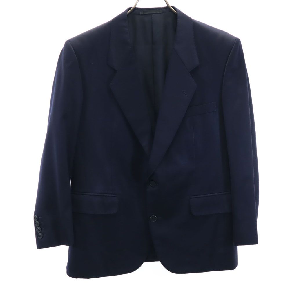 美品　クリスチャンディオール　テーラードジャケット　紺　170 M位　ロゴボタン Christian Dior/クリスチャンディオール テーラードジャケット