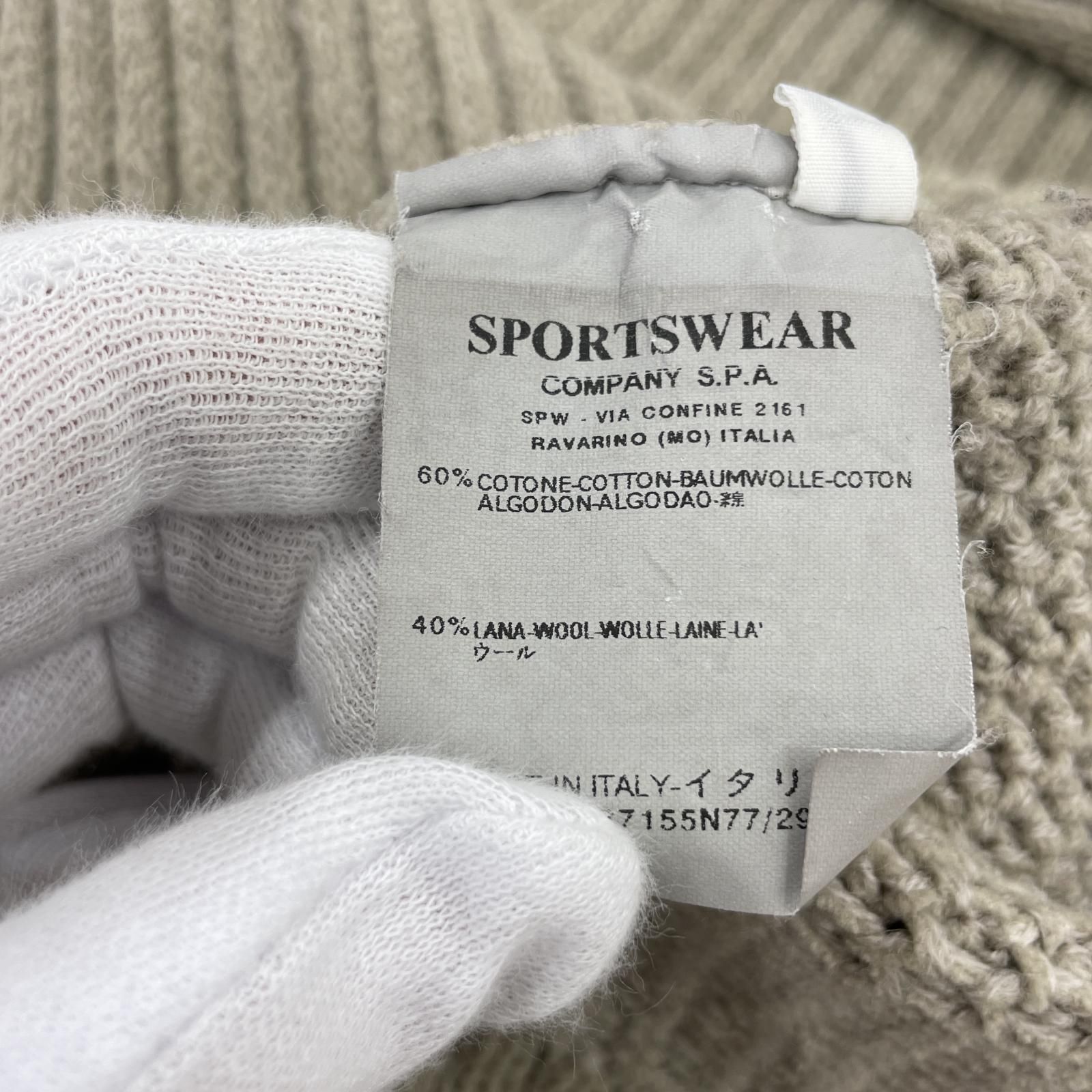 STONE ISLAND ハーフジップニット L ベージュ - メルカリ