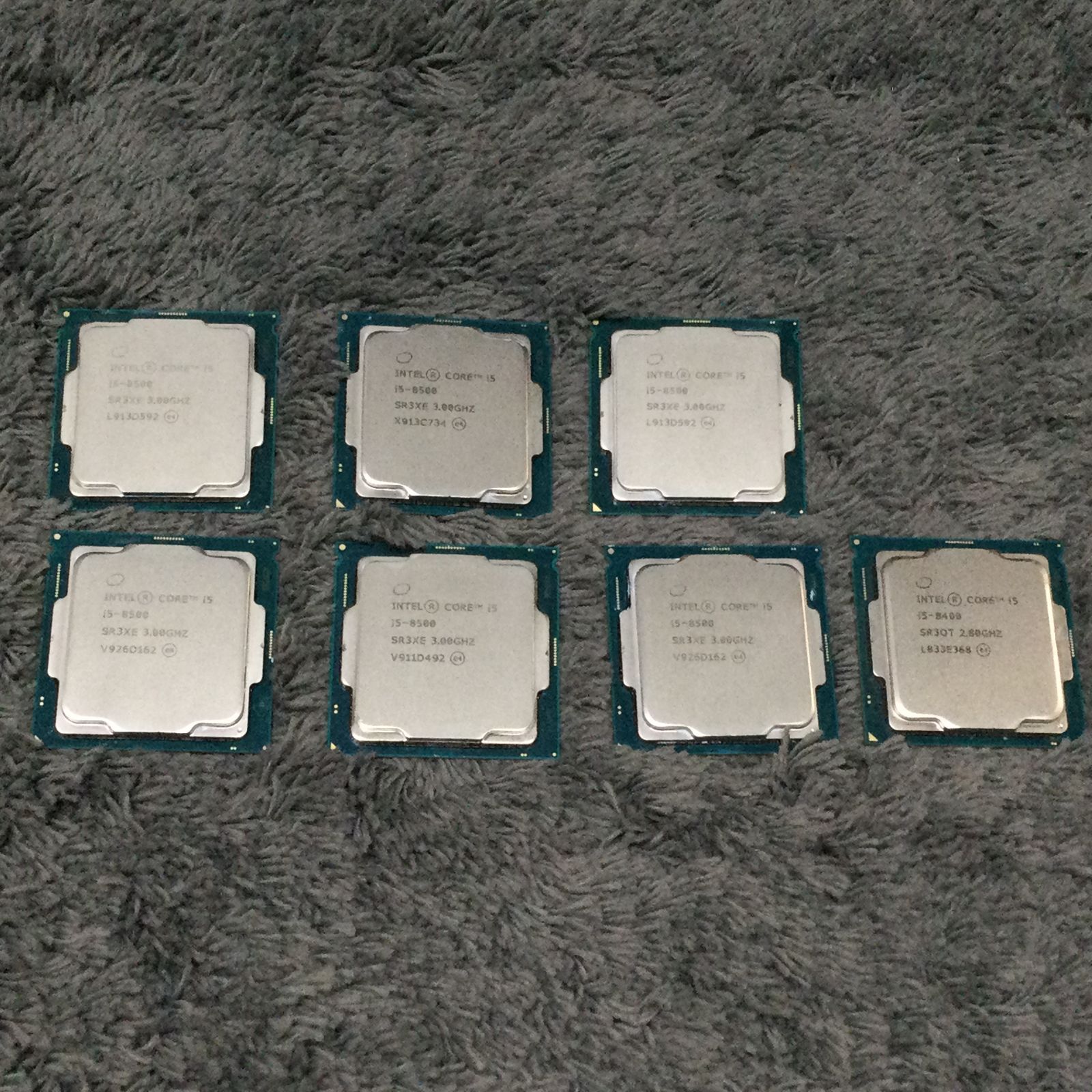 ⑤ INTEL Core i5-8500 | Core i5-8400 計7枚セット CPU 1000028296057