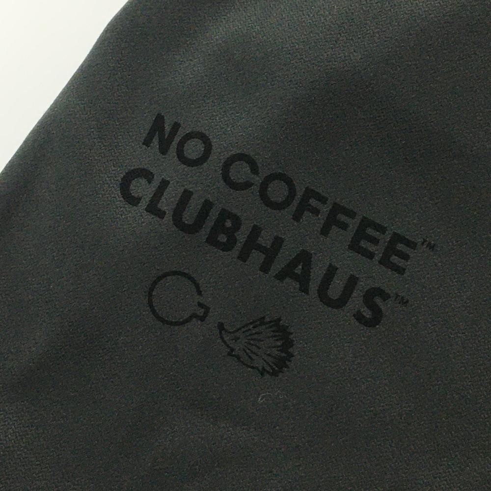 超美品NO COFFEE CLUBHAUS クラブハウス ジップ半袖シャツ CLUB HAUS