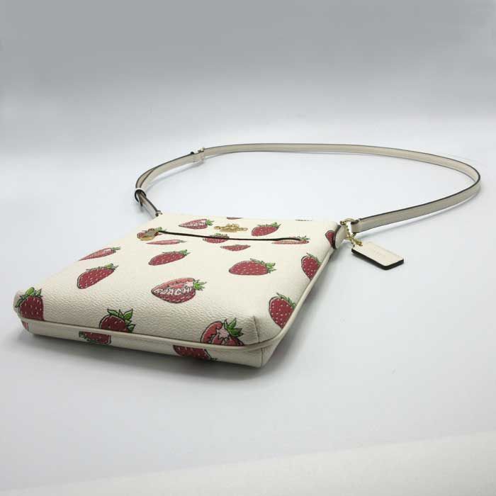 【COACH】ミニローワン ファイルバッグ Strawberry CAQ09 COACH® Outlet | Mini Rowan File Bag With Strawberry Print