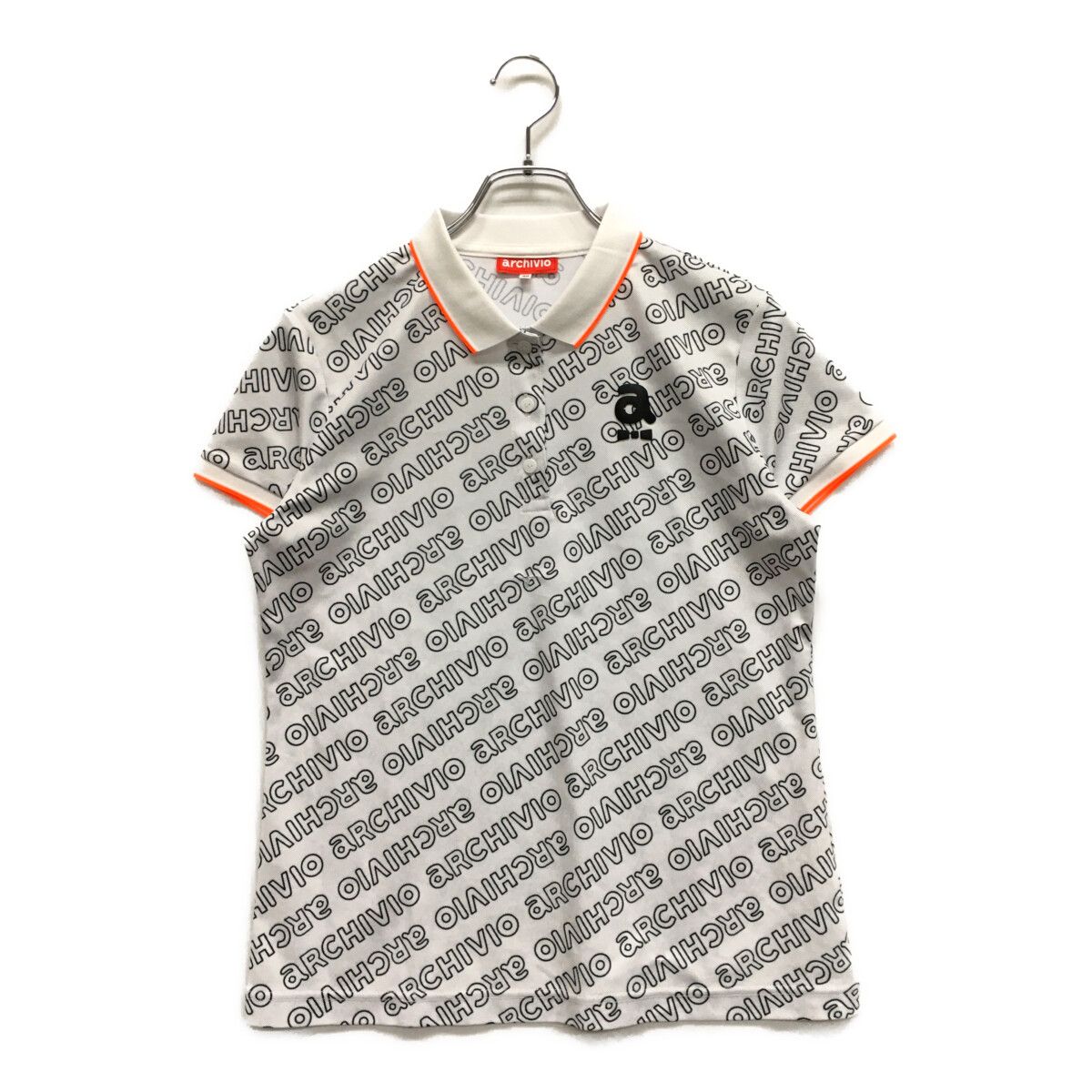 中古 レディース アルチビオ archivio 半袖ポロシャツ 40(L) 白