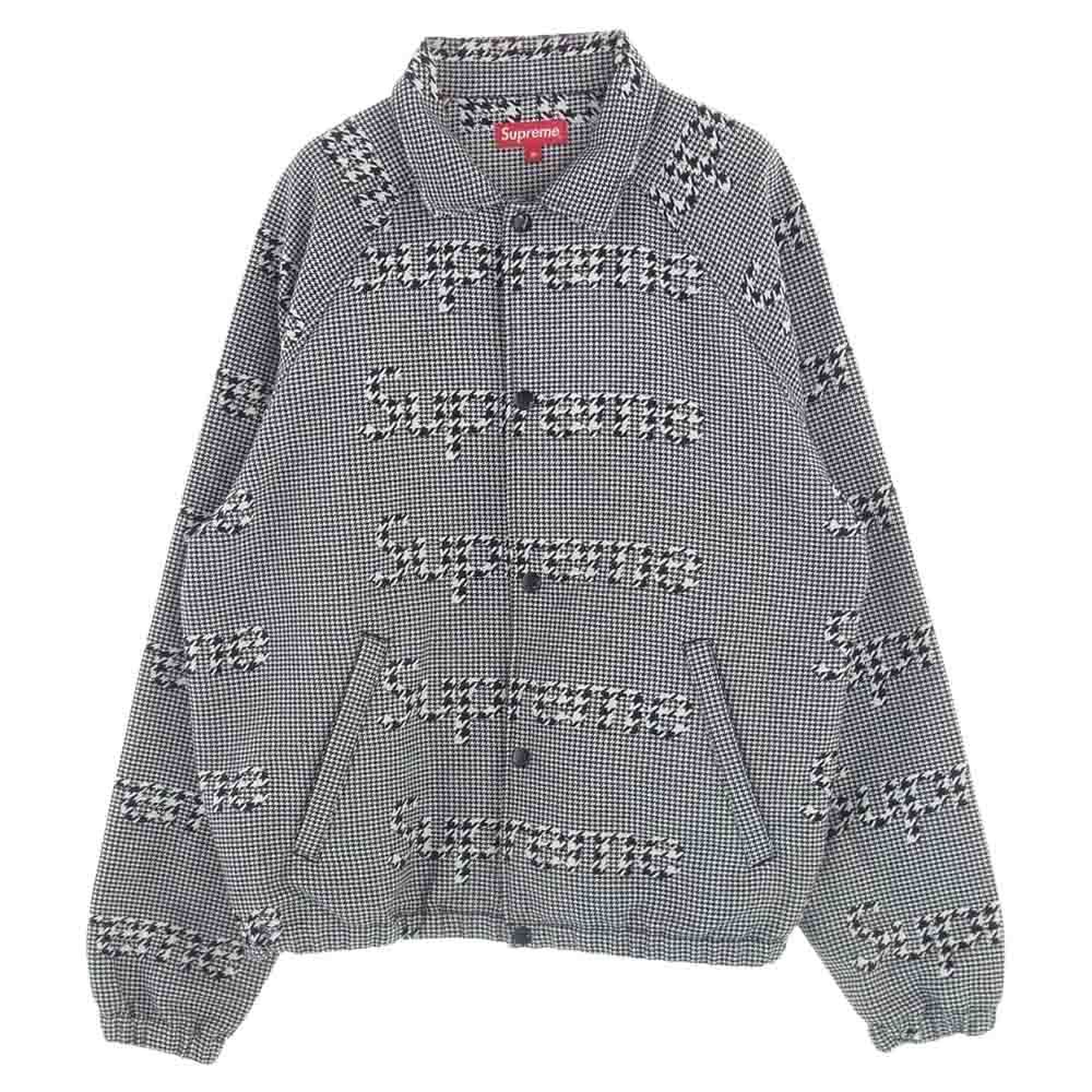 ジャケット・アウター Supreme Houndstooth Logos Snap Jacket Supreme Houndstooth Logos Snap Front Jacket (FW20) - $168