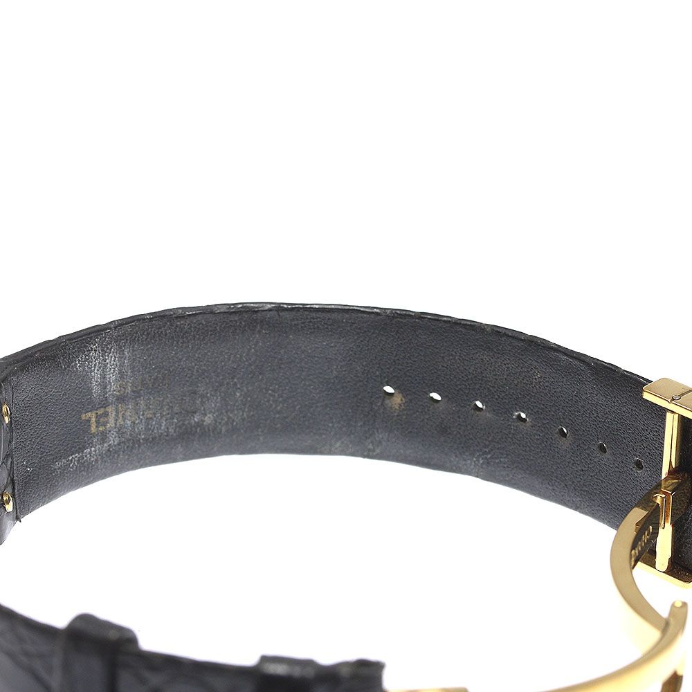 シャネル CHANEL マトラッセ K18YG 革ベルト クォーツ レディース