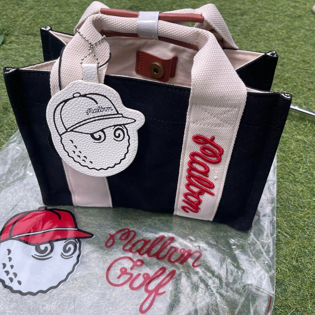 残り僅か即発送○ゴルフラウンド用カートバッグMalbon Golf 黒