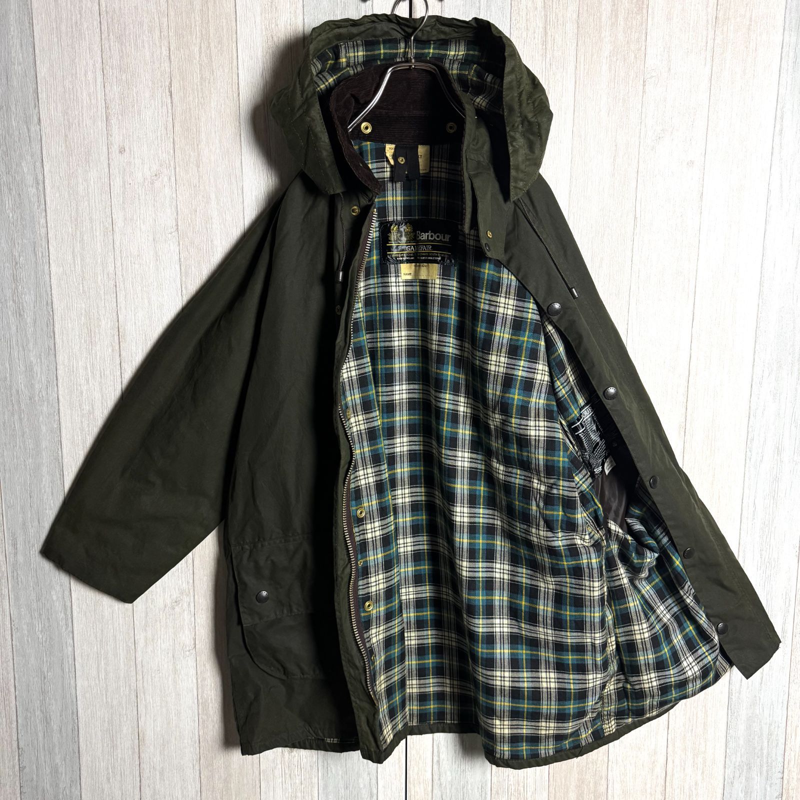 Barbour Gamefair ミリタリージャケット　オイルド BEAMS F（ビームスF）Barbour / GAMEFAIR オイルド コート