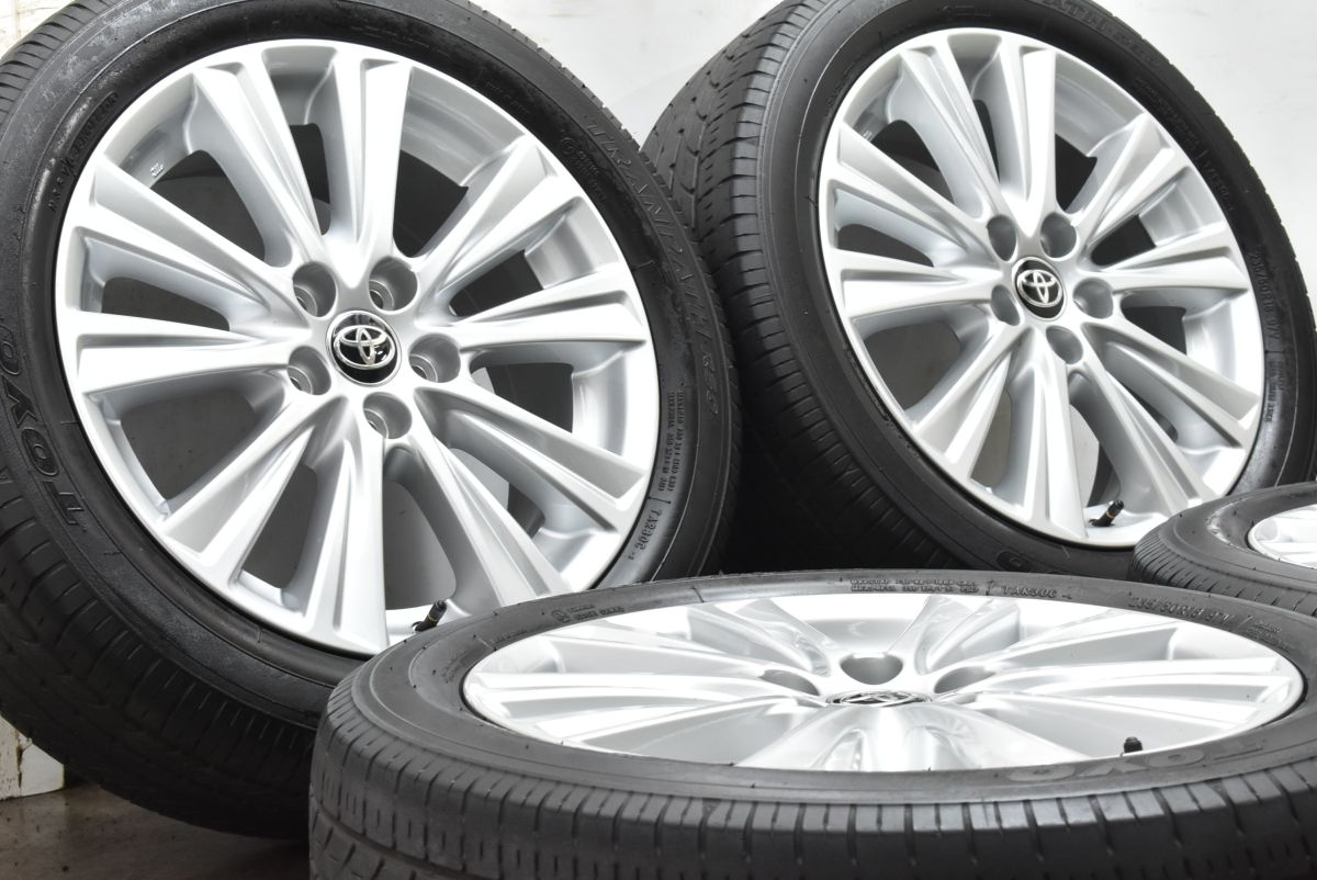 ホイールのみ販売 トヨタ 30 アルファード ヴェルファイア 純正 18in 7.5J 45 PCD114.3 トーヨー 235 50R18