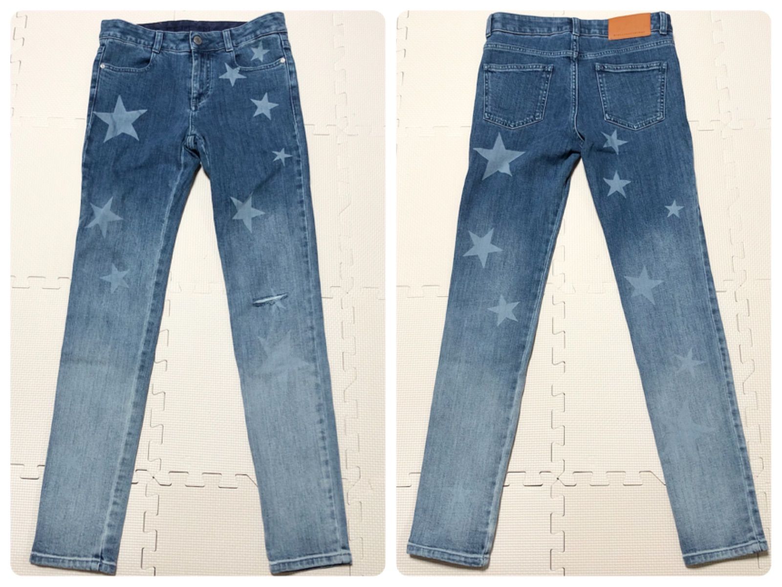 □美品□ Stella McCartney ステラマッカートニー スター総柄 デニム