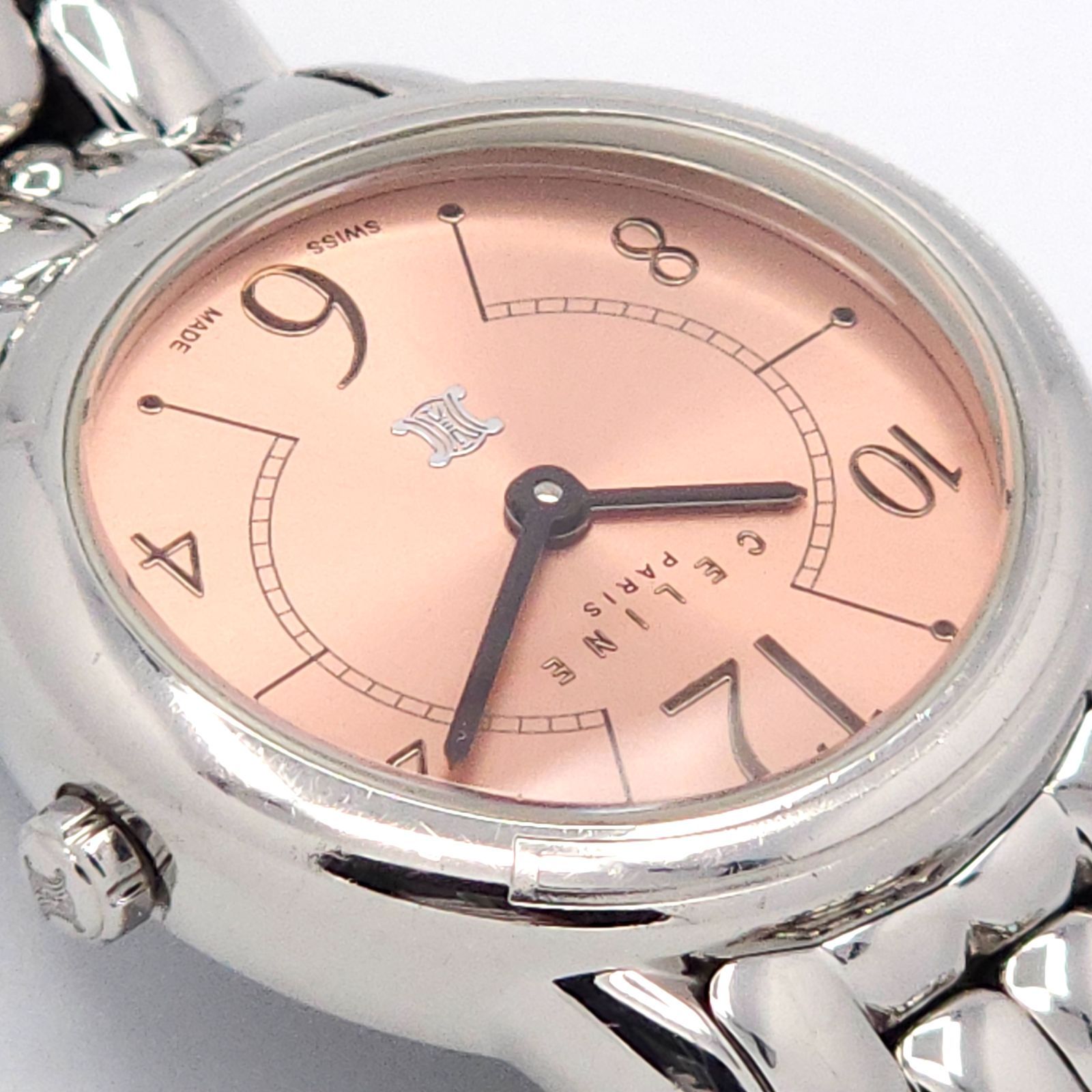 ☆良品 CELINE セリーヌ マカダム QZ 動作品 ピンク - メルカリ