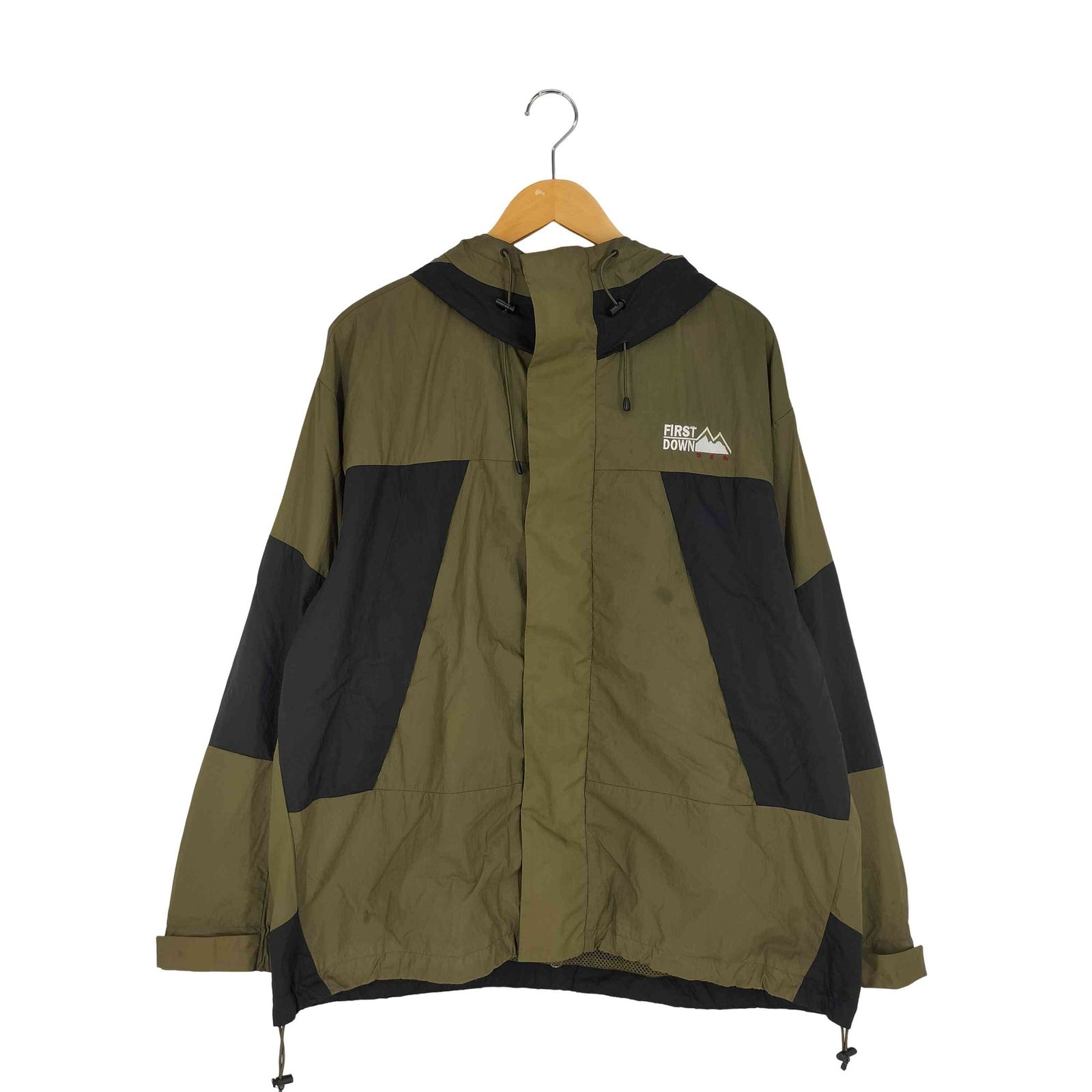 ファーストダウン FIRST DOWN 裏地メッシュ ナイロン マウンテンパーカー メンズ import：M 
