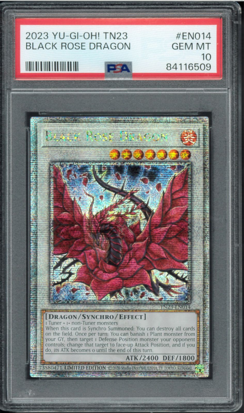 PSA10】ブラックローズドラゴン [レリーフ] {CSOC-JP039} - magi