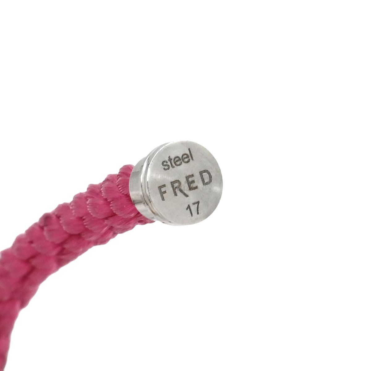 激売れ！ フレッド FRED フォース10 LM用ケーブル ステンレススチール ステンレスケーブル レッドXシルバー 17 替えワイヤー 赤 ローズ 伸縮性