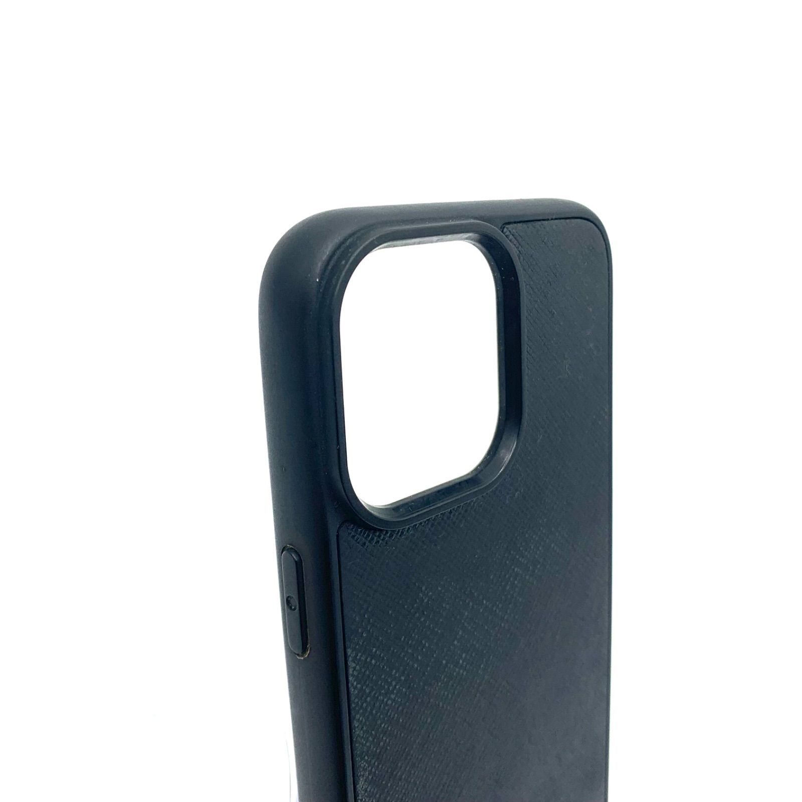 PRADA iPhone14 Pro Max ケース 三角ロゴ シルバー金具
